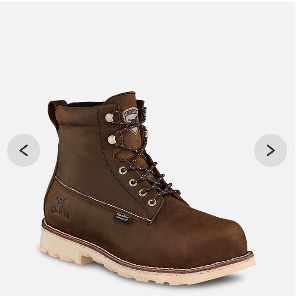 Redwing Wingshooter ST 6” Waterproof leather safety toe boot size 11.5 EE